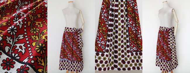 カンガのスカート