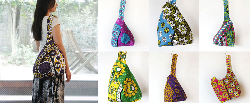 アフリカ布バッグ