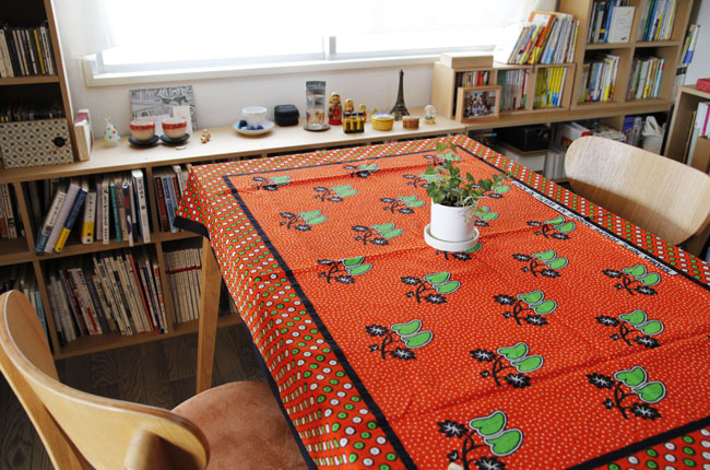 テーブルクロス_アフリカ布
