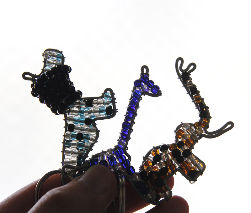 動物キーホルダー