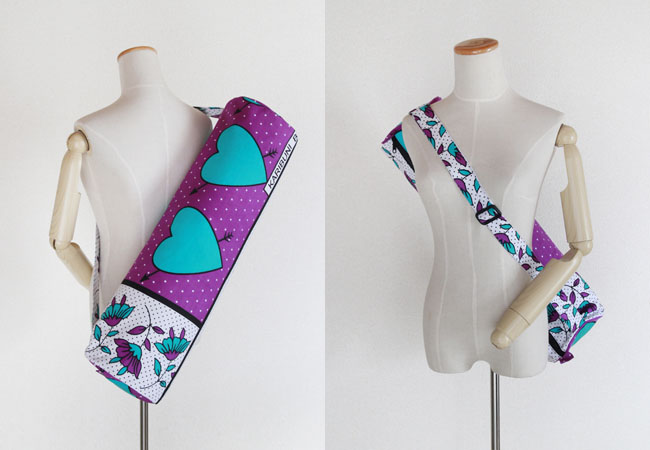 かわいい　ヨガマットバッグ