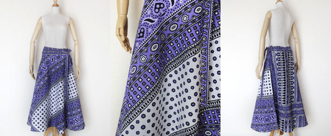 アフリカ巻きスカート