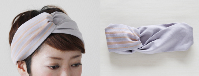 ターバン　ショートアレンジ　ヘアバンド