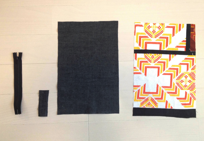 カンガポーチの作り方１