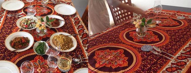 テーブルクロス　布