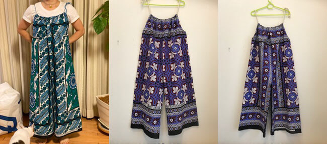 カンガでソーイング