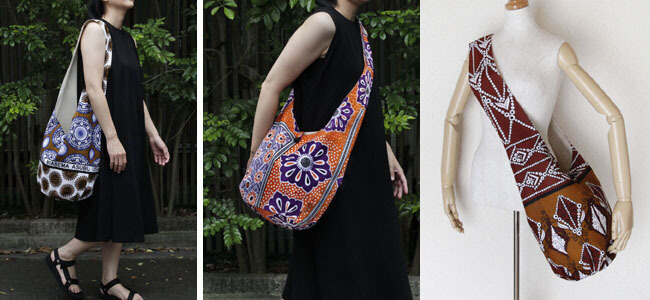 カンガのショルダーバッグ