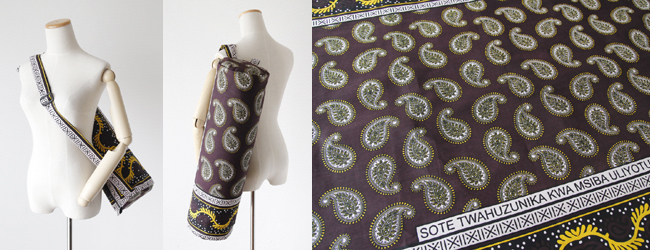 エスニック柄のヨガバッグ