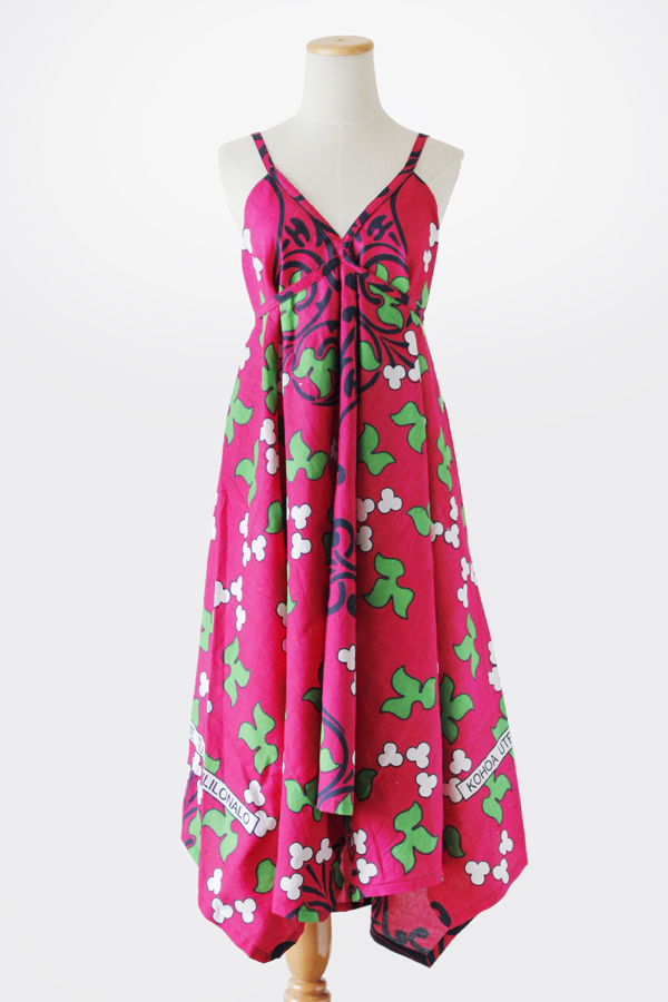 布 通販　エスニック柄　ワンピース