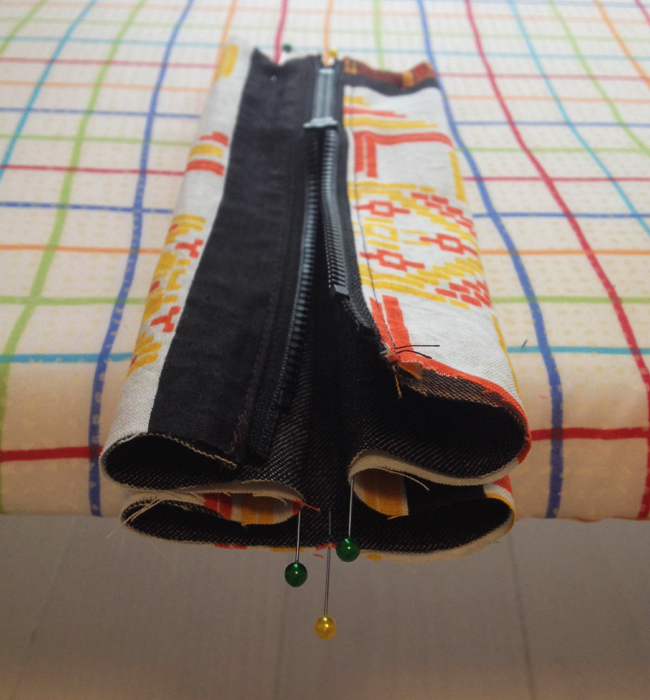 カンガポーチの作り方１1