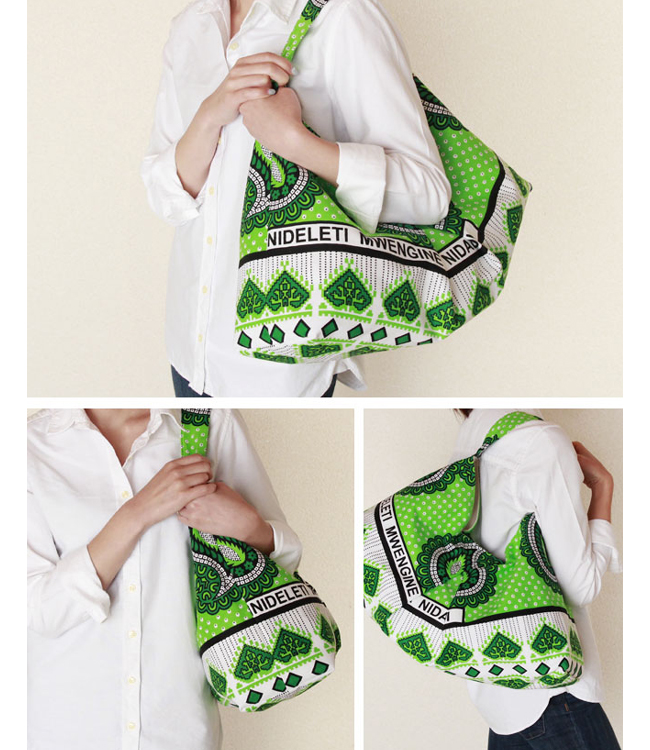 アフリカ布バッグ