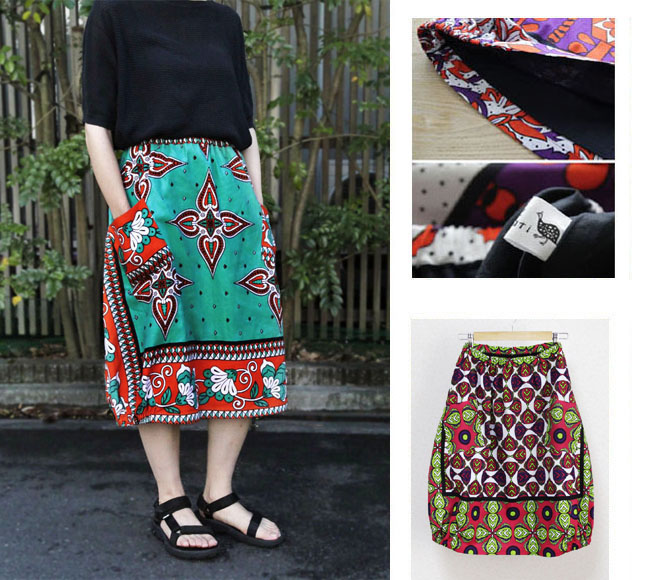 カンガのバルーンスカート