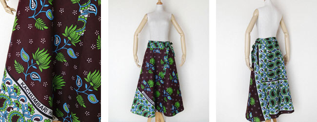 カンガのロングスカート