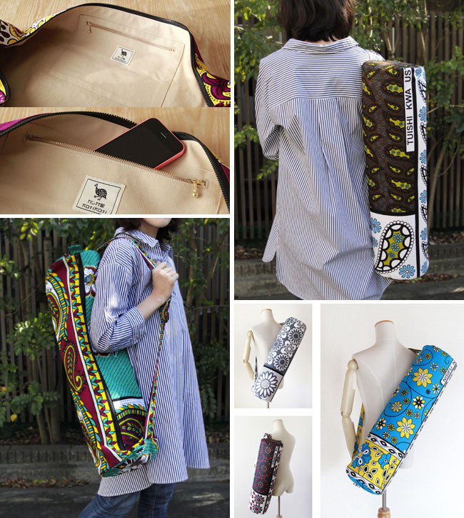 ヨガマットバッグ_カラフル